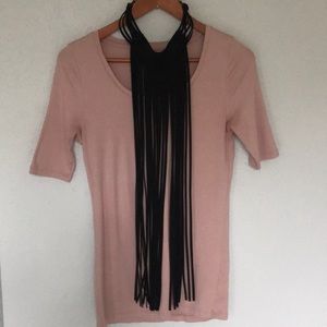 Fringe necklace